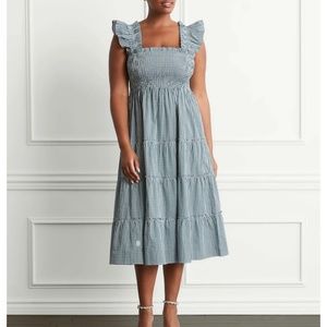 Hill House Emerald Gingham Ellie Nap Dress Size XS